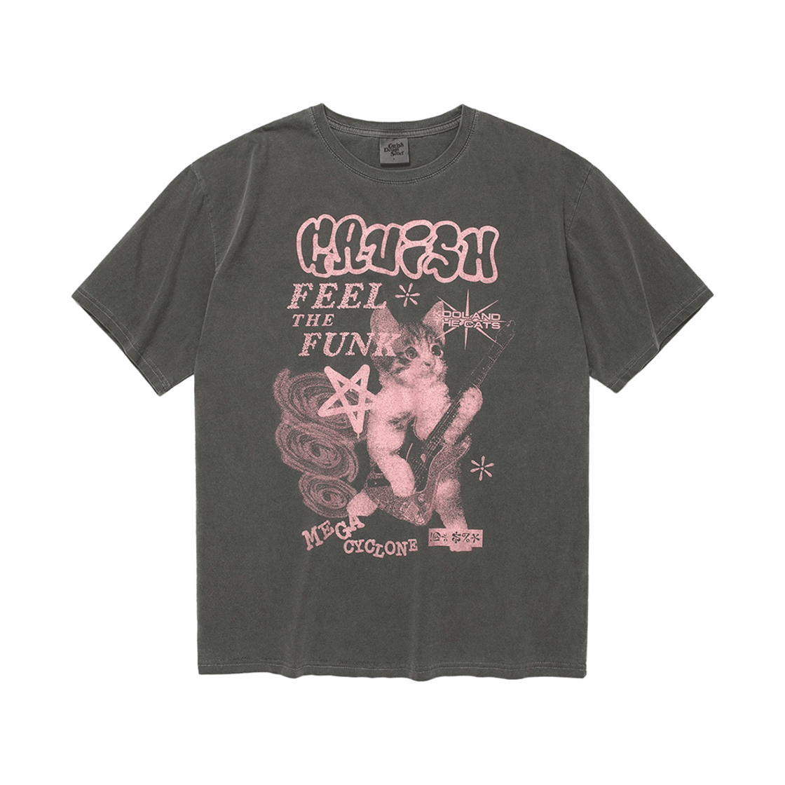 카비시 메가 싸이클론 피그먼트 숏슬리브 티셔츠 차콜