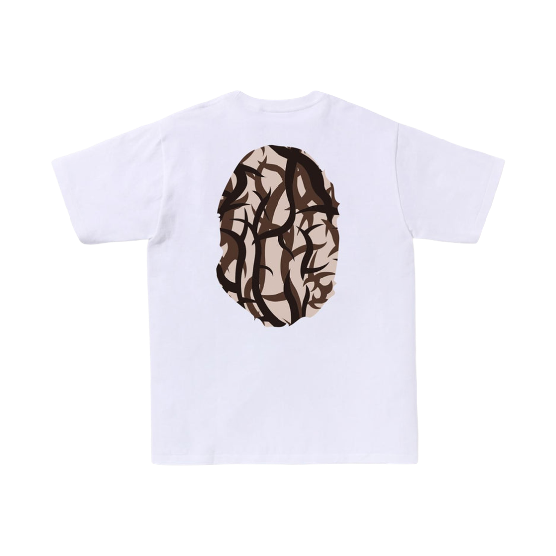 베이프 트라이얼 카모 빅 에이프 헤드 티셔츠 화이트 베이지(BAPE Trial Camo Big Ape Head T-Shirt White Beige) - 2