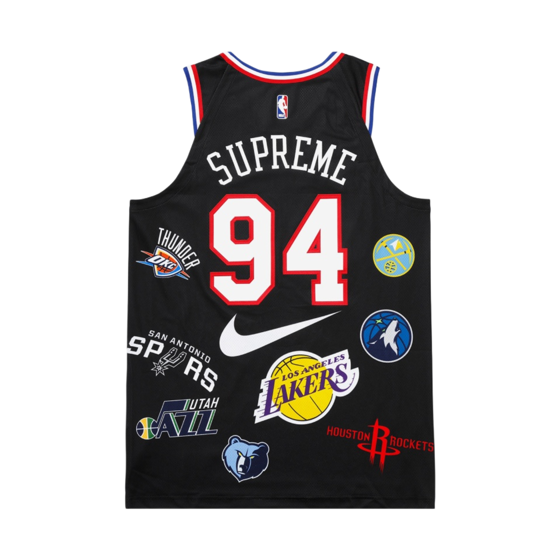 トップス L Supreme Nike Basketball Jersey Black L Supreme Nike Basketball Jersey Black