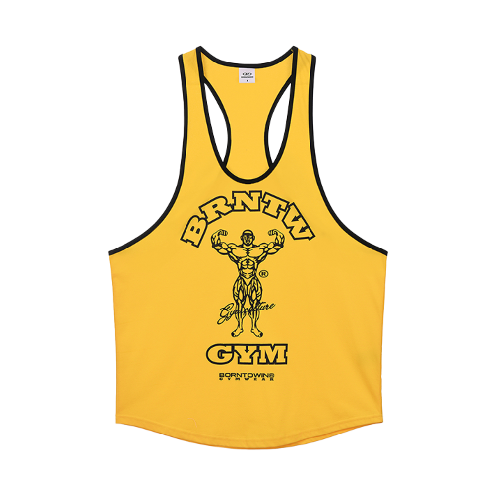 본투윈 레이즈본 뉴 딥 핏 슬리브리스 옐로우