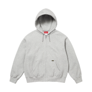 Supreme Work Zip Up Hooded Sweatshirt Heather Grey - 25SS