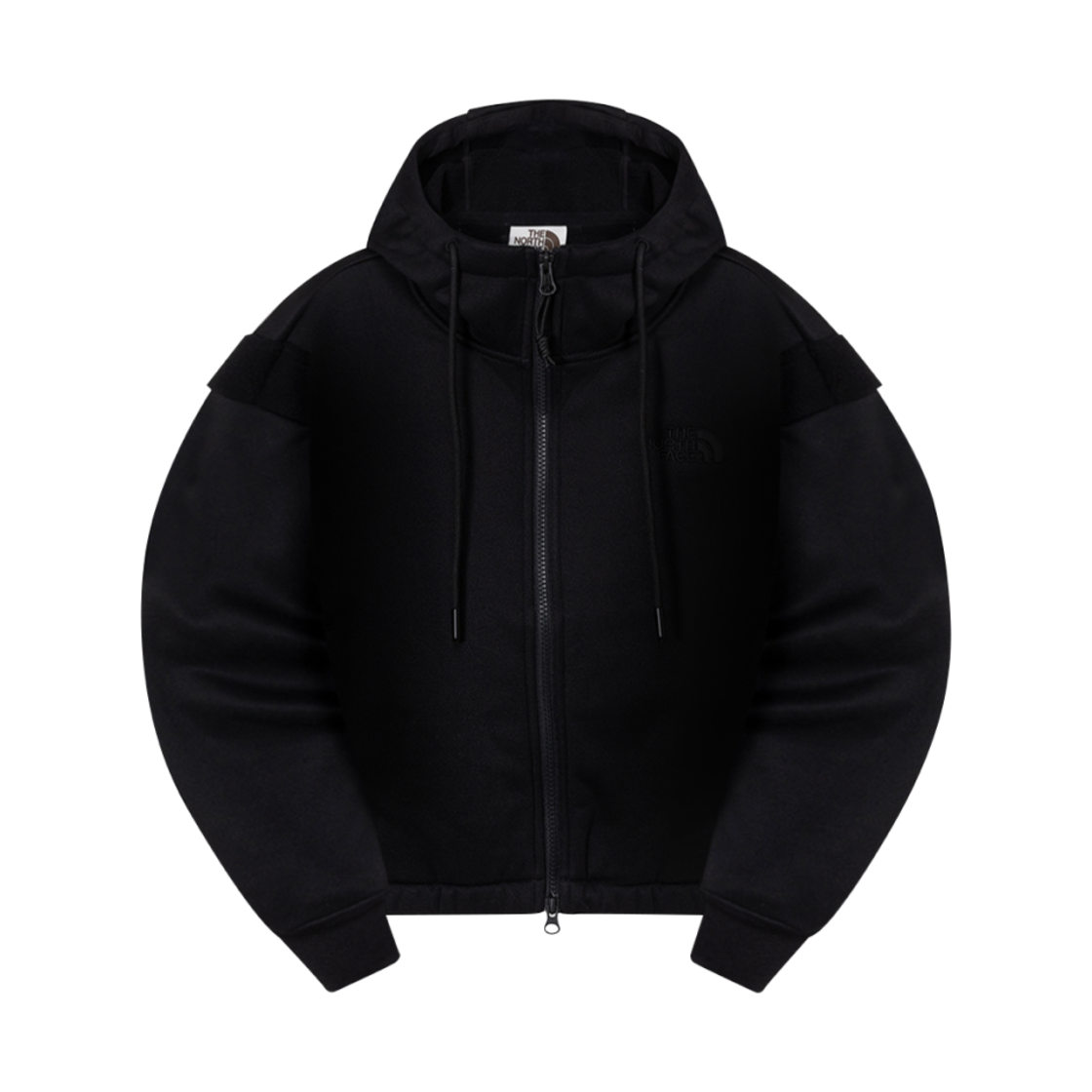 NJ5JQ51J The North Face Puffy Hood Zip Up Black