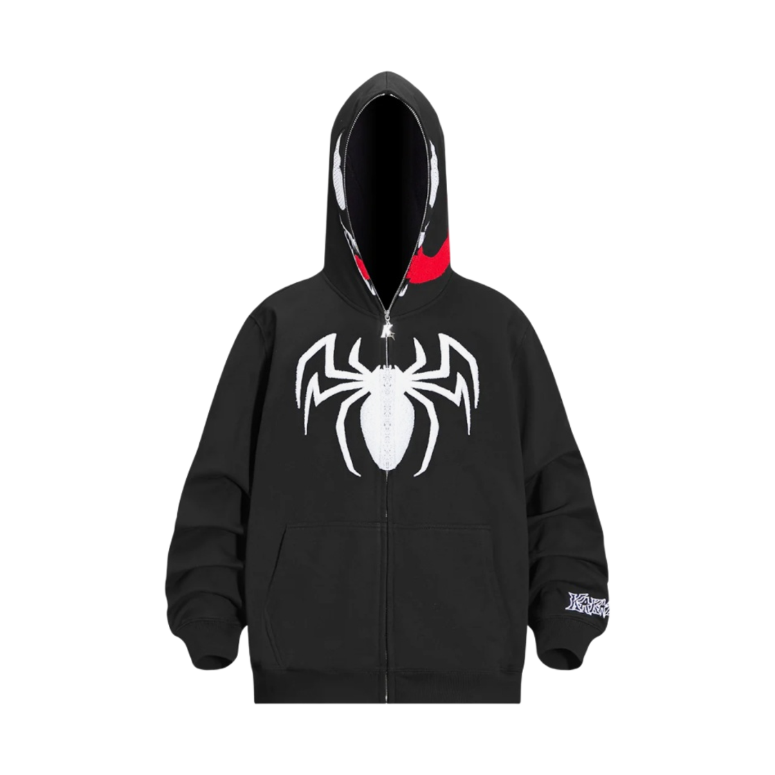 카카지 풀 집 후드 베놈 블랙(Kakazzy Full Zip Hoodie Venom Black) - 2