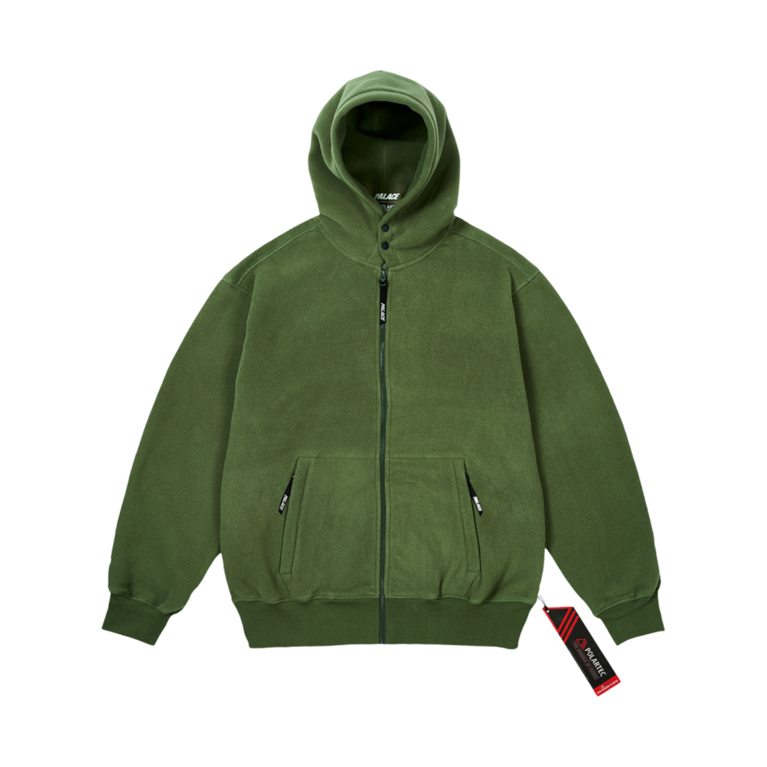 팔라스 폴라텍 레이저 집 후드 더 딥 그린 - 24FW(Palace Polartec Lazer Zip Hood The Deep Green - 24FW) - 2