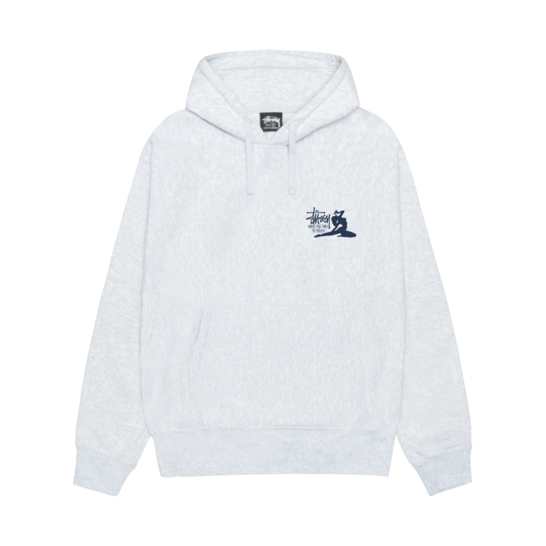 스투시 릴렉스 후드 애쉬 헤더(Stussy Relax Hoodie Ash Heather) - 2