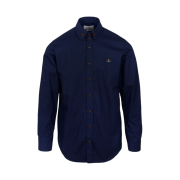Vivienne Westwood Two Button Krall Shirt Navy