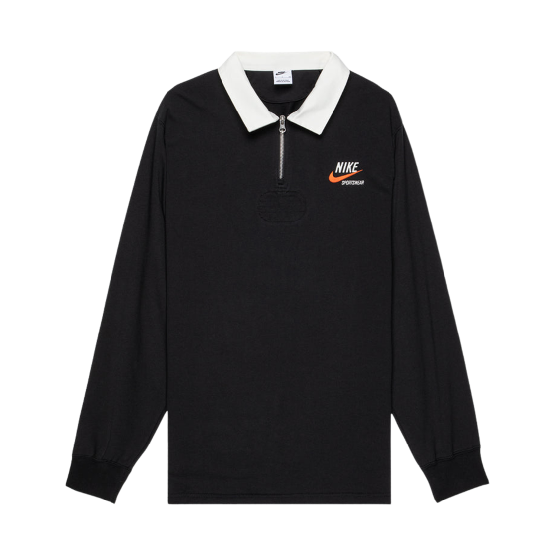 DX6754-010 Nike NSW Trend Rugby Top Black Sail - Asia
