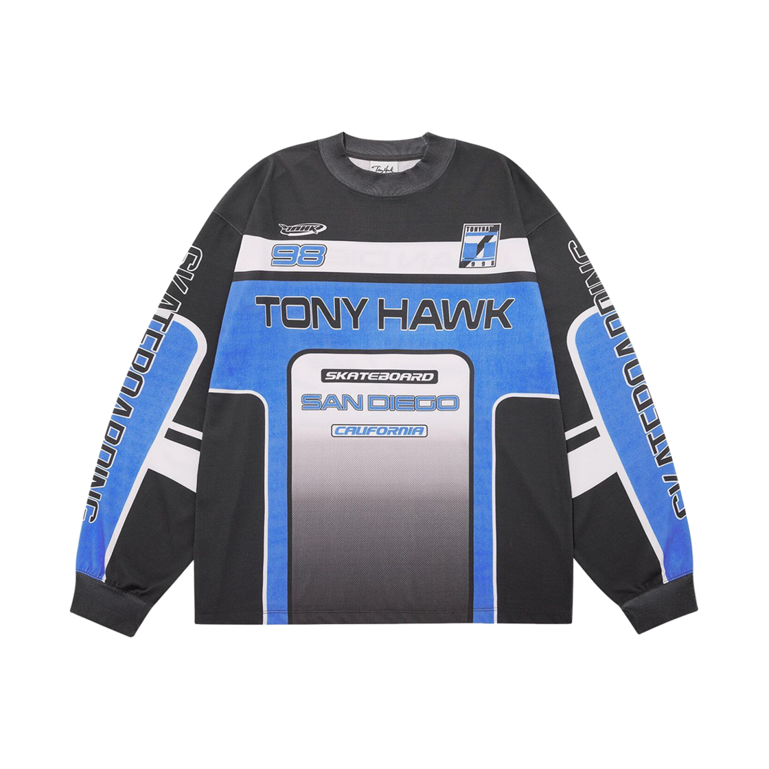 토니호크 98 레이싱 그래픽 롱슬리브 블랙(TONYHAWK 98 Racing Graphic Long Sleeve Black)