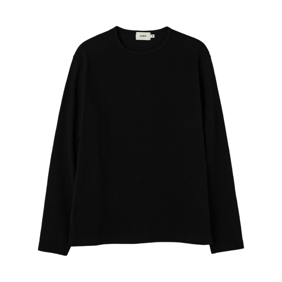 르아브 타이탄 롱 슬리브 티셔츠 블랙(LEARVE Titan Long Sleeve T-Shirt Black)