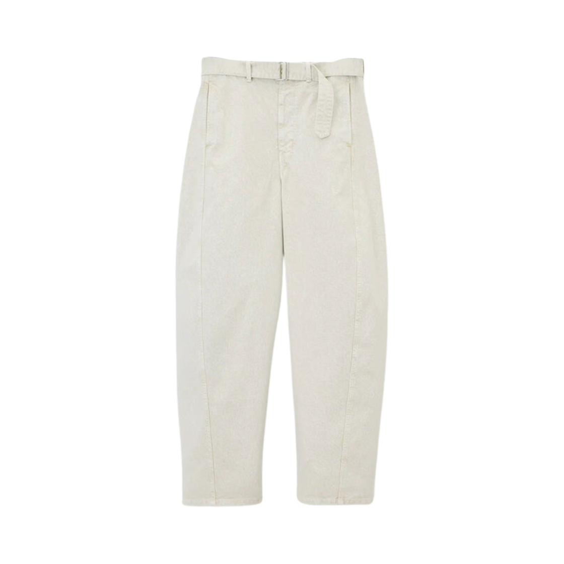 르메르 스노위 헤비 데님 트위스티드 벨티드 팬츠 데님 스노우 오트(Lemaire Snowy Heavy Denim Twisted Belted Pants Denim Snow Oat) - 1