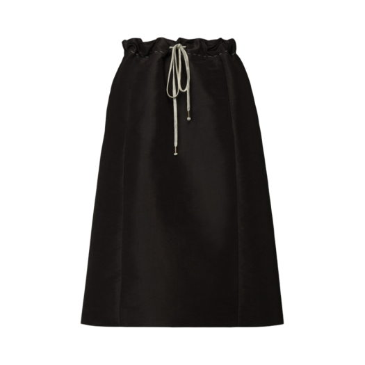 S51ME0001S60450900 (W) Maison Margiela Silk Poly Moire Skirt Black