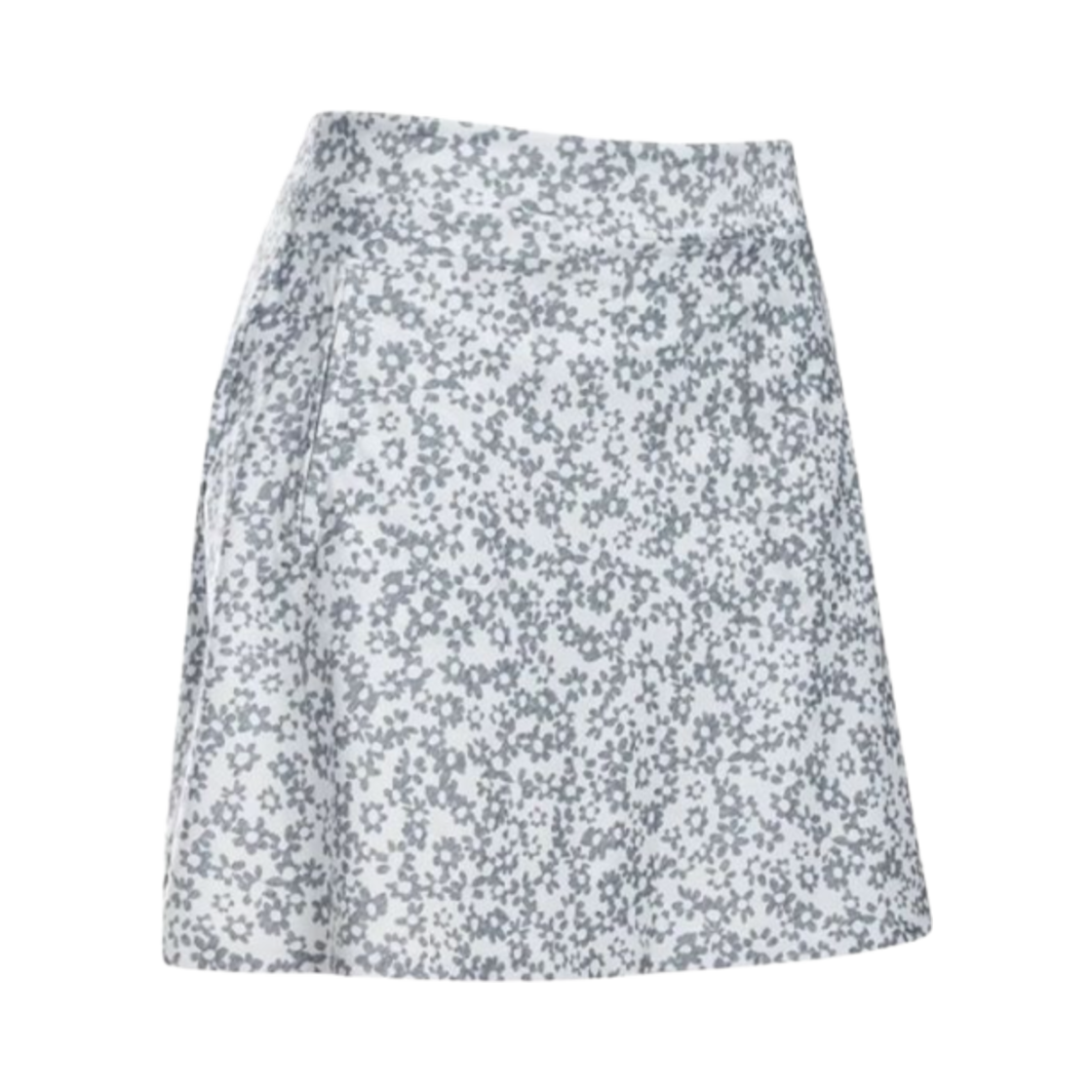 G4LS22B02 (W) G/Fore Floral Print A-Line Skort Snow