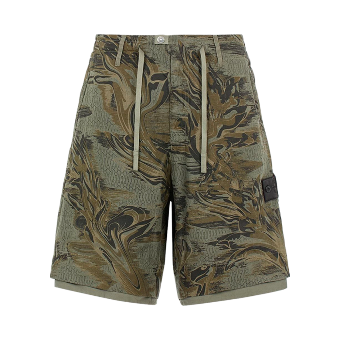 스톤 아일랜드 쉐도우 프로젝트 L0227 쇼츠 그린 - 22SS(Stone Island Shadow Project L0227 Shorts Green - 22SS)