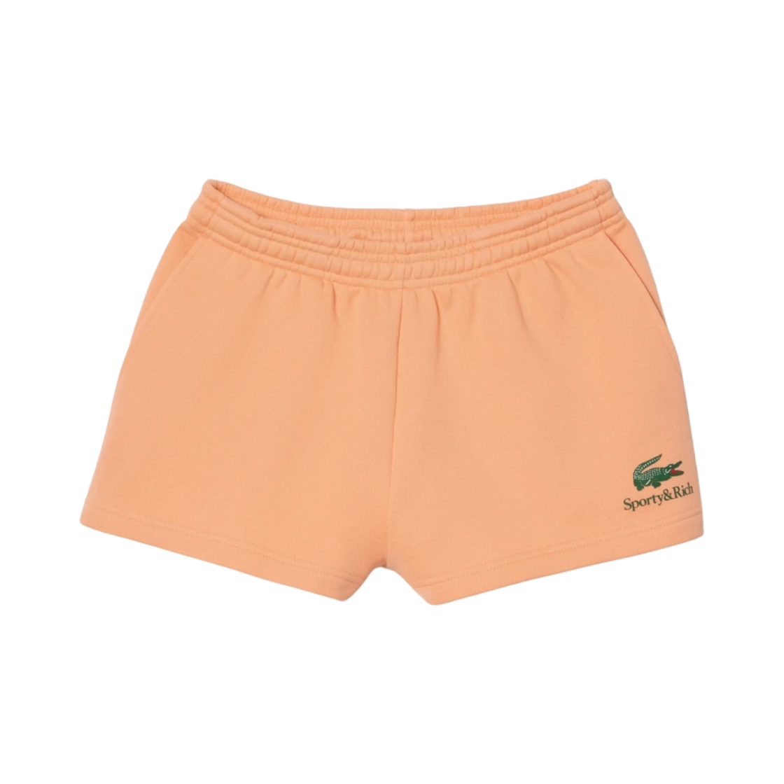(W) 라코스테 x 스포티 앤 리치 셰리프 디스코 쇼츠 레시팔((W) Lacoste x Sporty & Rich Serif Disco Short Recifal) - 1