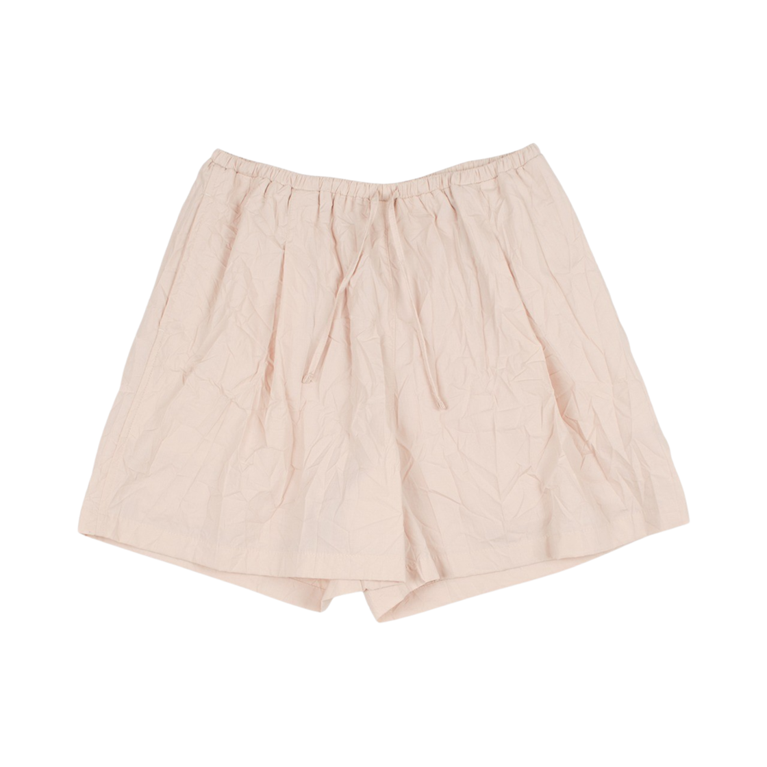 Crinkle Banding Shorts BEIGE YOUNGOH Crinkle Banding Shorts Beige