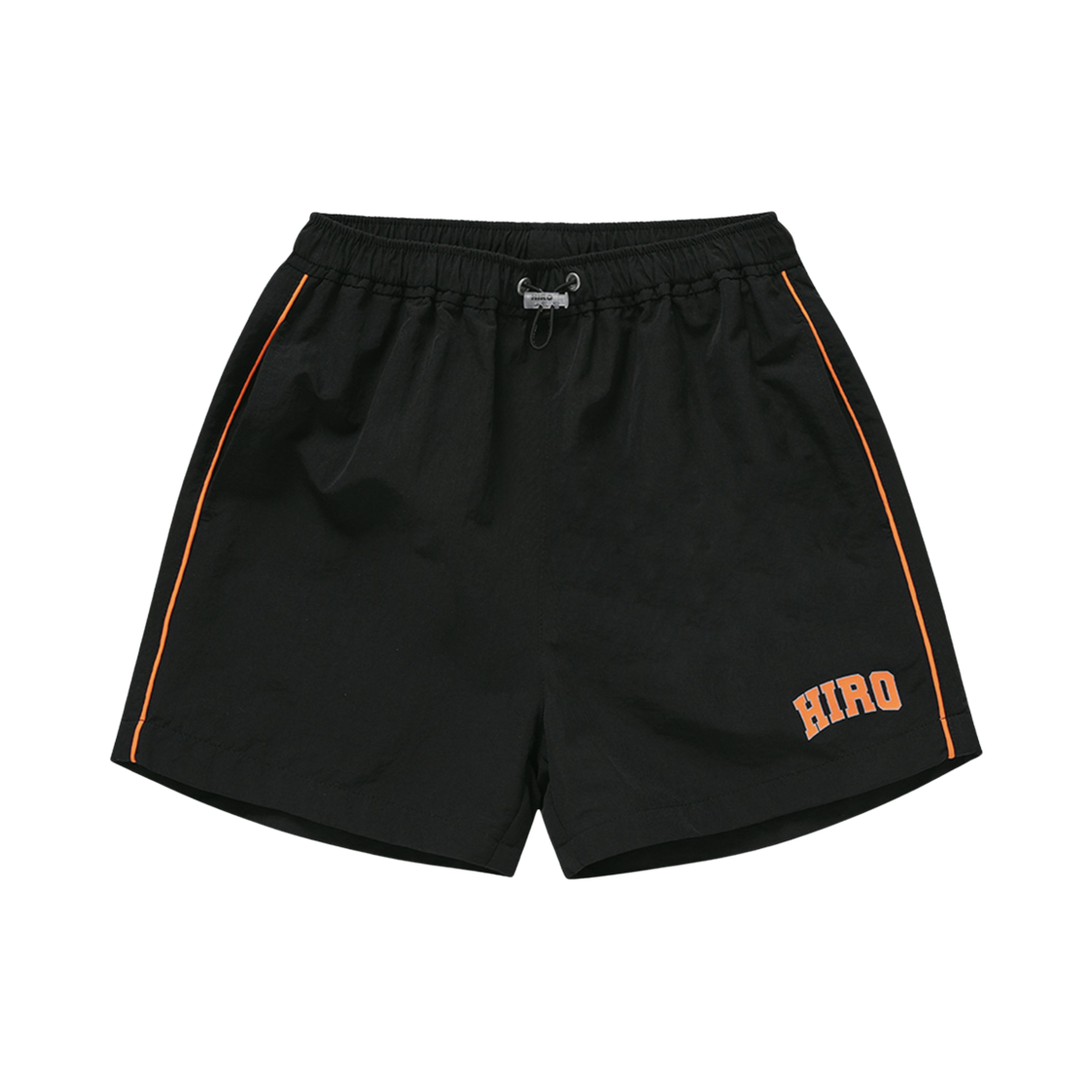 (키즈) 히로 캠퍼스 화섬 패브릭 쇼츠 블랙((Kids) Hiro Campus Chemical-Fiber Fabric Shorts Black)