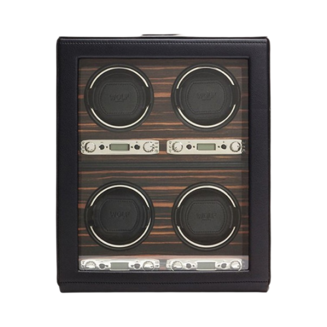 459156 Wolf 1834 Roadster 4 piece Winder Black