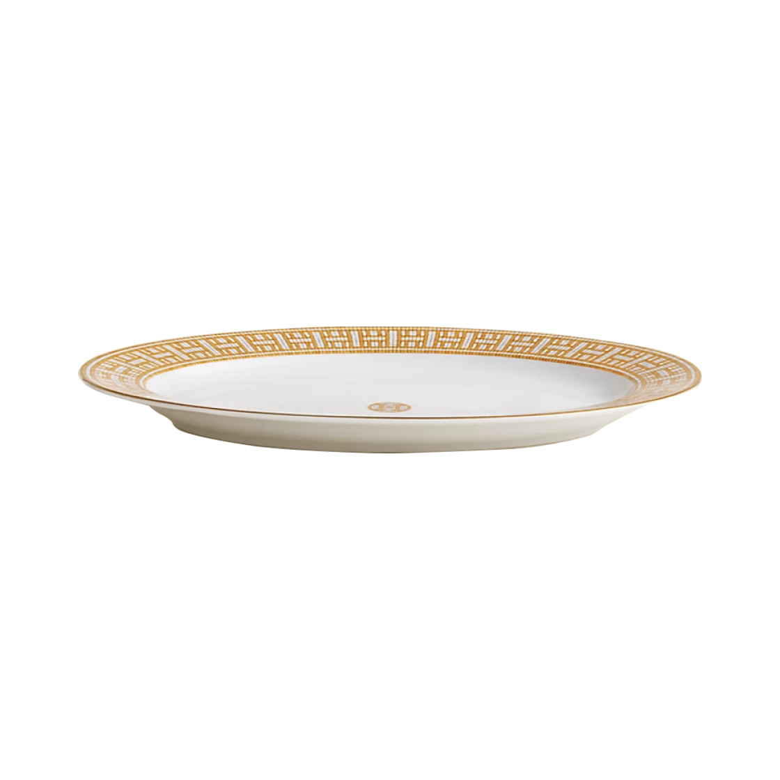에르메스 모자이크 오 24 스몰 오발 플래터 골드 (1개입)(Hermes Mosaique Au 24 Small Oval Platter Gold (1 Platter)) - 2