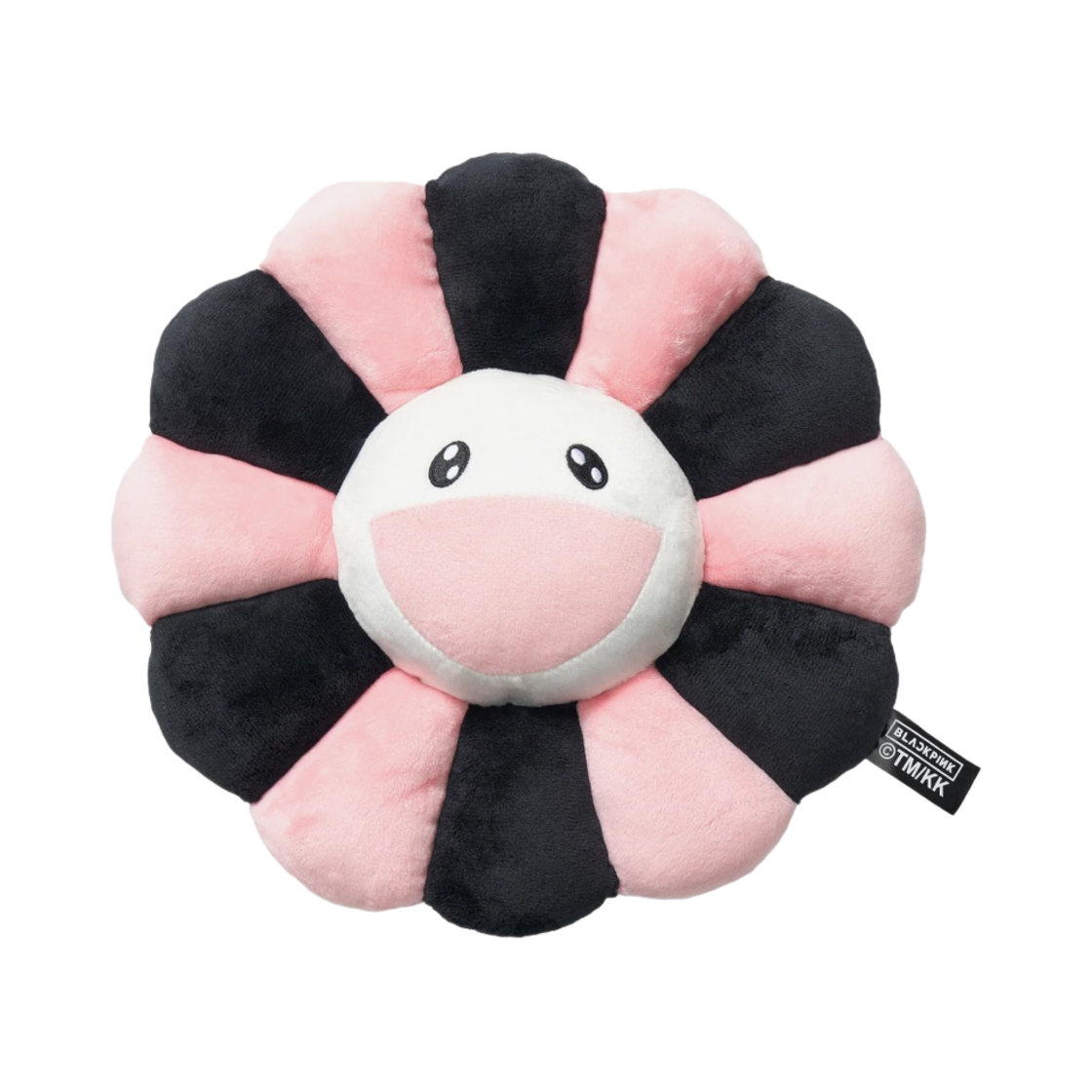 카이카이키키 x 블랙핑크 플라워 필로우 30cm 핑크 블랙(Kaikai Kiki x Blackpink Flower Pillow 30cm Pink Black)