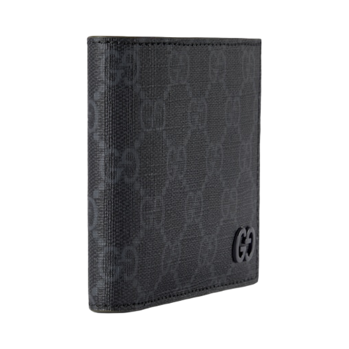 구찌 바이폴드 월렛 다크 그린 인테리어 블랙(Gucci Bifold Wallet With Dark Green Interior Black) - 2