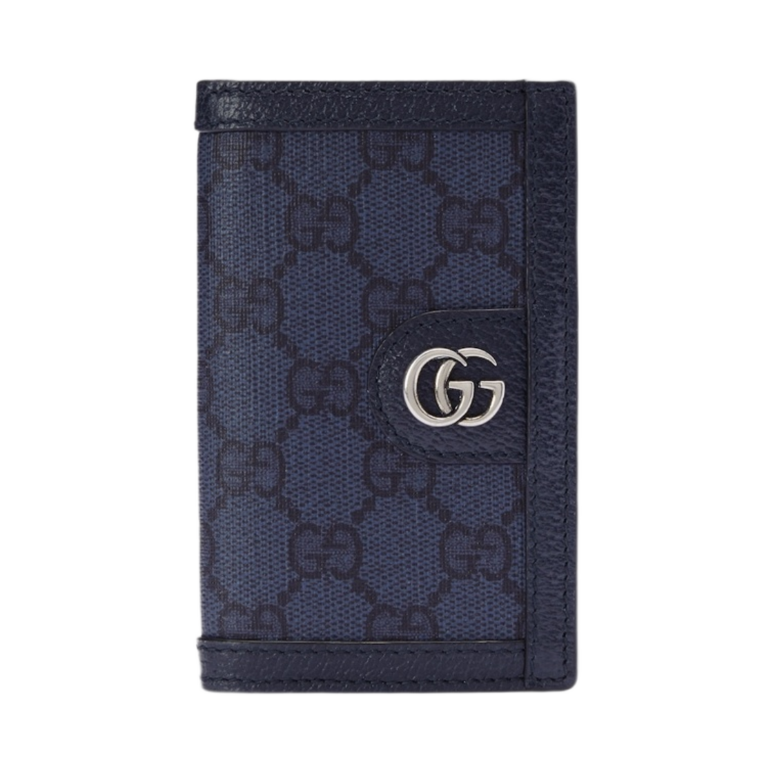 구찌 오피디아 GG 롱 카드 케이스 블루 다크 블루 슈프림(Gucci Ophidia GG Long Card Case Blue Dark Blue Supreme) - 1
