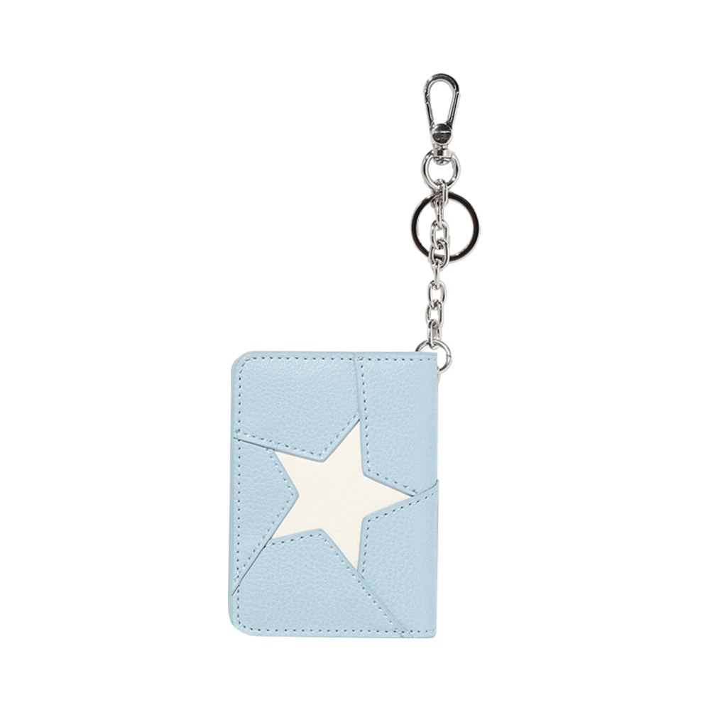 이스트쿤스트 원 스타 카드 월렛 라이트 블루(ISTKUNST One Star Card Wallet Light Blue)