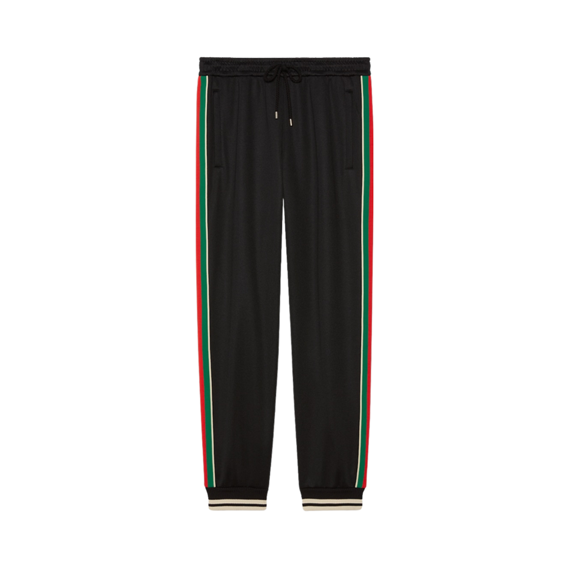 구찌 테크니컬 저지 트랙 바텀 블랙(Gucci Technical Jersey Track Bottoms Black) - 1