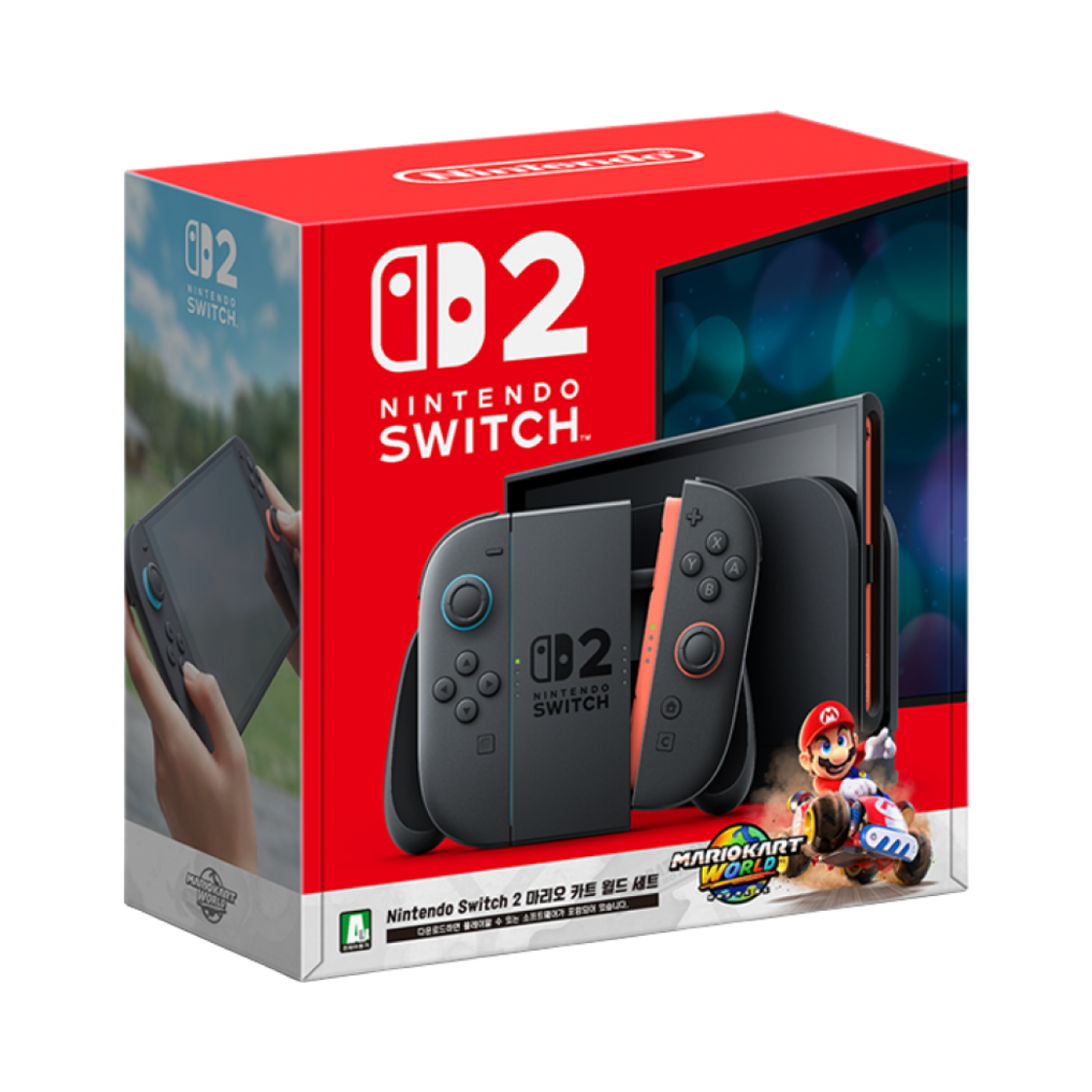 닌텐도 스위치 2 마리오 카트 월드 세트 (소프트웨어 포함/국내 정식 발매 제품)(Nintendo Switch 2 Mario Kart World Set (With Software/Korean Ver.))