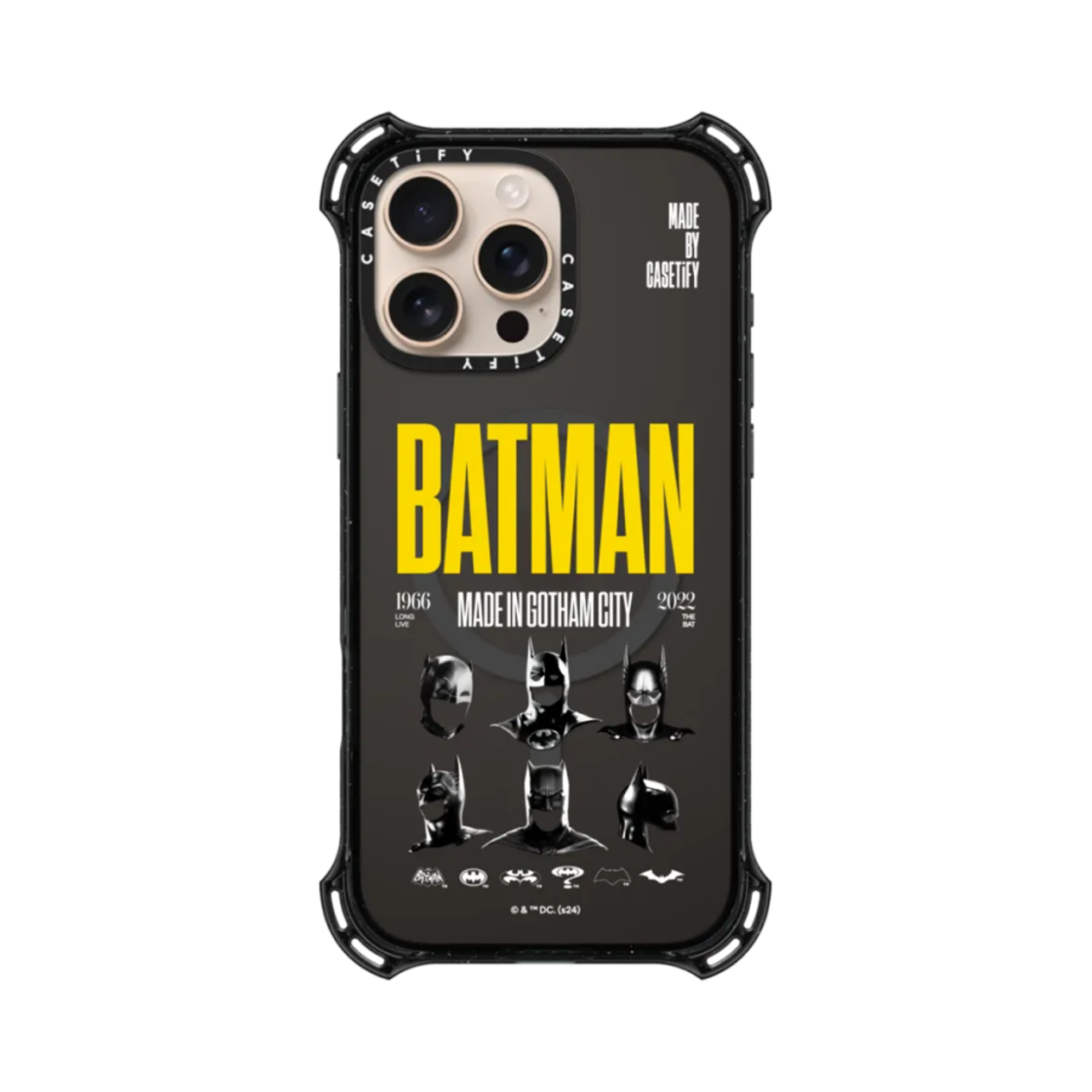 케이스티파이 x 배트맨 아이폰 메이드 인 고담 시티 바운스 케이스 블랙(Casetify x Batman iPhone Made in Gotham City Bounce Case Black) - 4