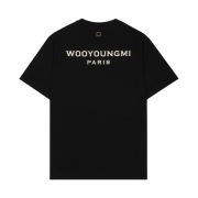 Wooyoungmi White Back Logo T-Shirt Black - 21SS