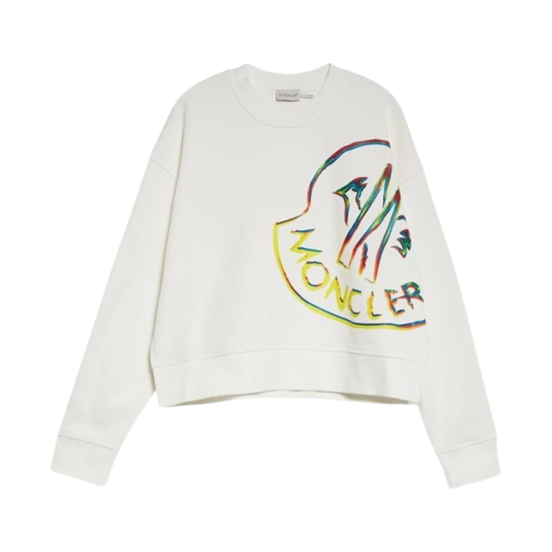 I1-093-8G00030-899TR-033 (W) Moncler Logo Print Sweatshirt White - 23SS