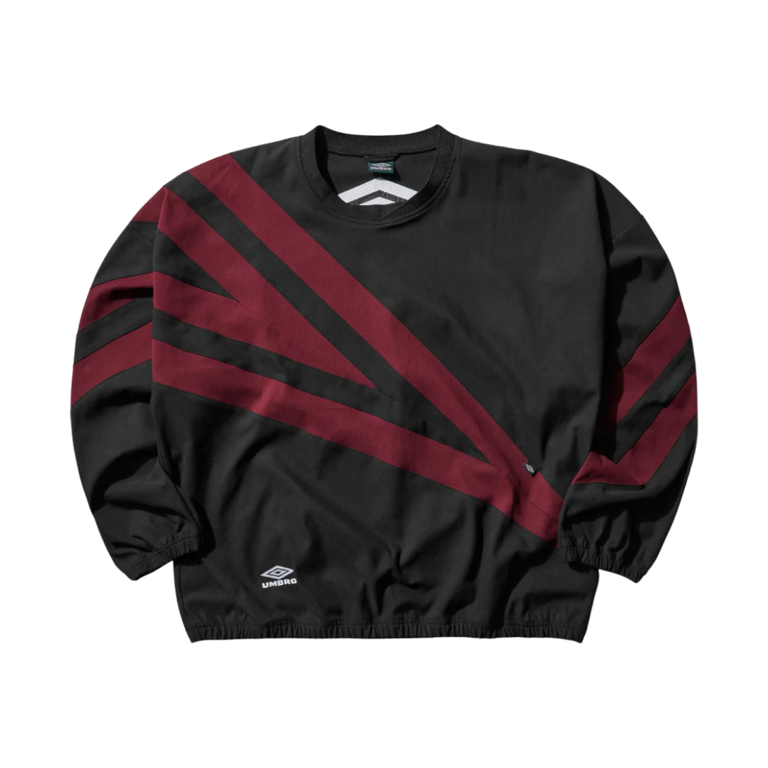 엄브로 x 슬램잼 1993 드릴 폴로 블랙 버건디(Umbro x Slam Jam 1993 Drill Polo Black Burgundy) - 1
