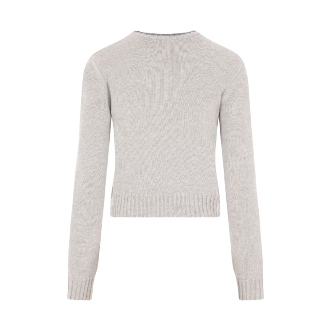(W) 로에베 울 스웨터 라이트 그레이((W) Loewe Sweater in Wool Light Grey) - 2