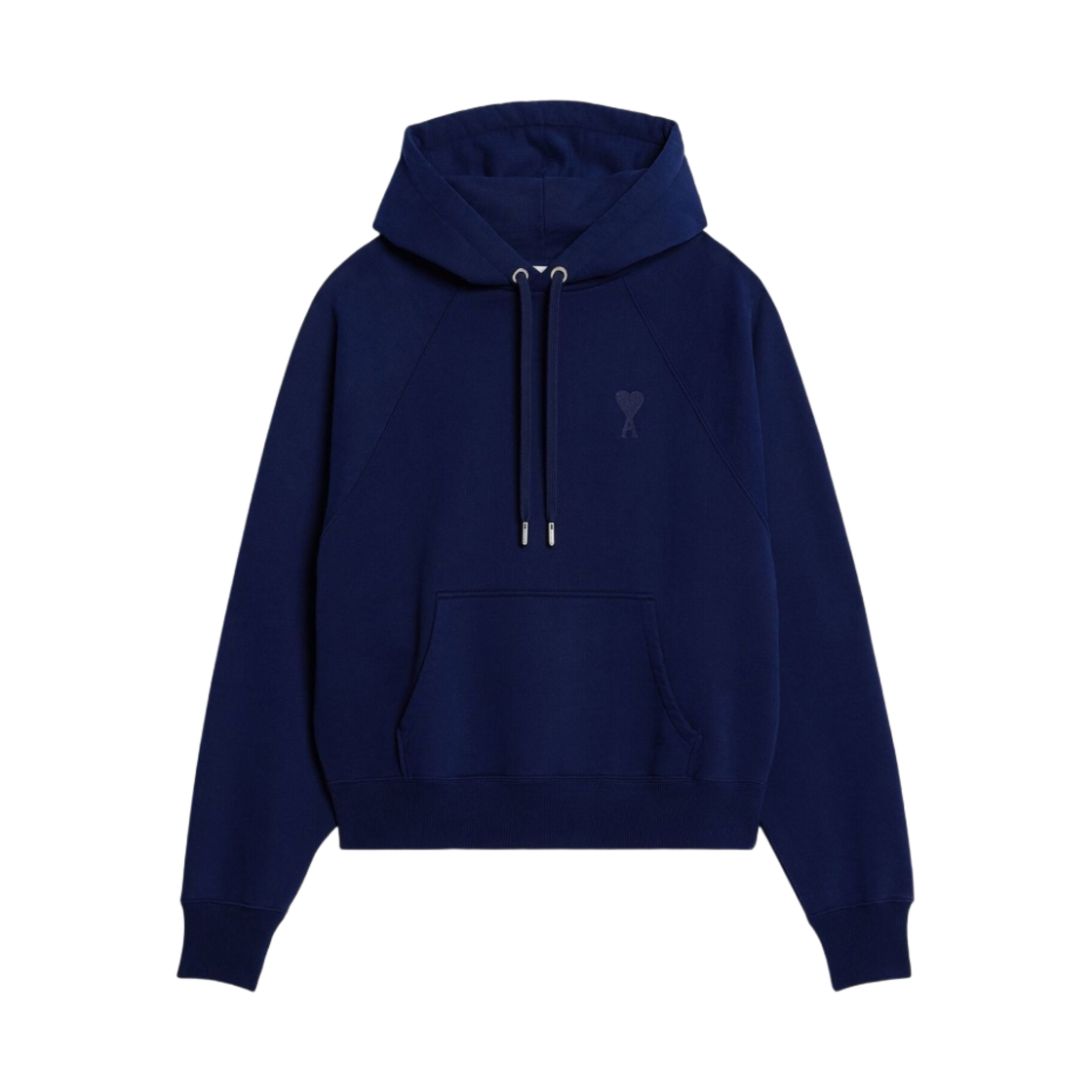 ★AMI★刺繍ロゴHOODED SWEATSHIRTS (KOREA EXCLUSIVE) AMI Paris Red Ami De Coeur Mini Logo Zipped Hoodie Grey