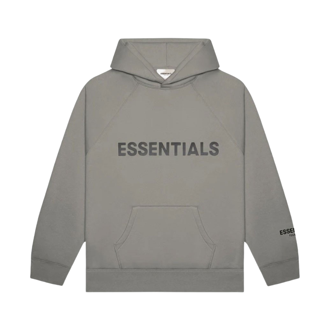 에센셜 3D 실리콘 아플리케 풀오버 후드 시멘트 - 20FW