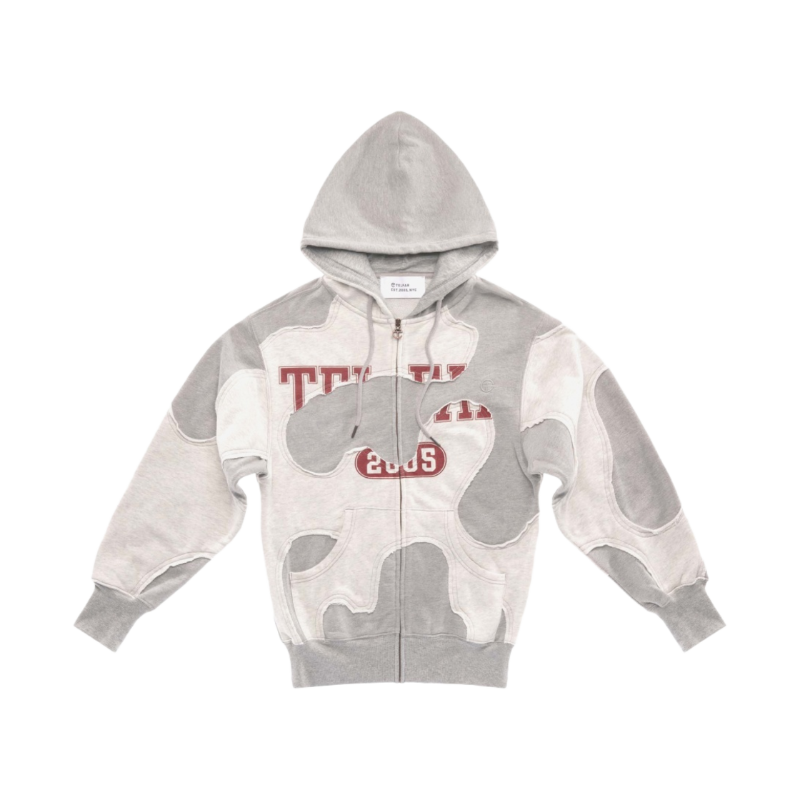 - Telfar Camo Hoodie Heather Grey