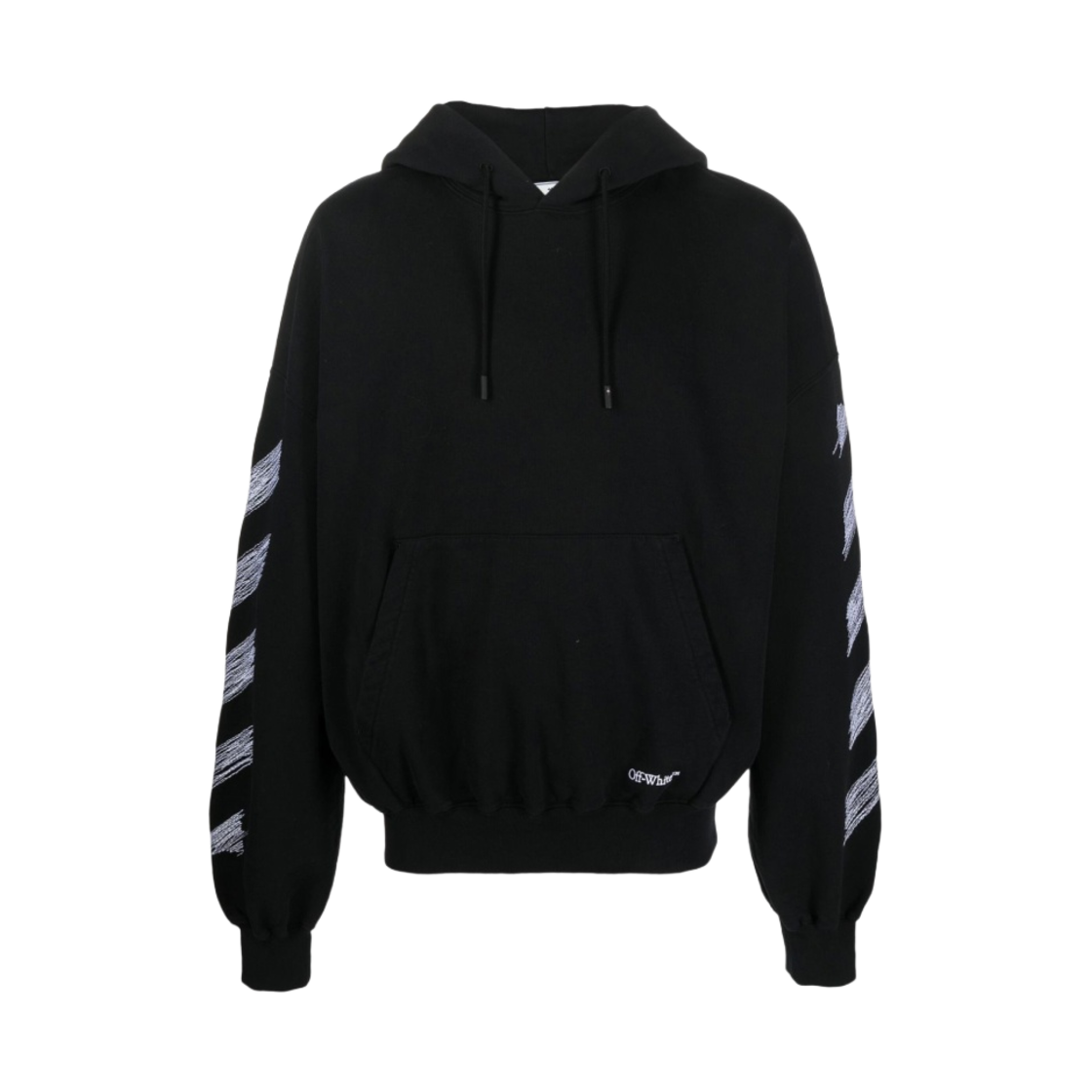 오프화이트 스크리블 로고 오버 스케이트 후드 블랙(Off-White Scribble Logo Over Skate Hood Black) - 1