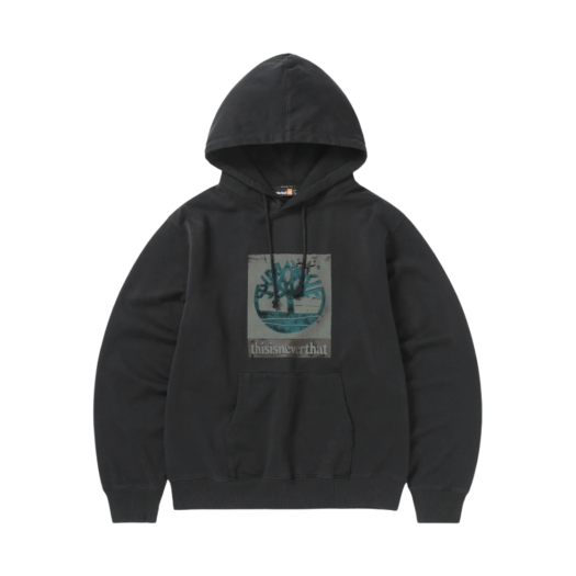 Thisisneverthat x Timberland Faded Hoodie Black