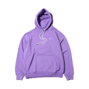 Nike Solo Swoosh French Terry Pullover Hoodie Space Purple - US/EU