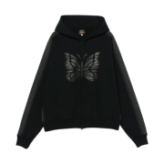 Needles x Beams Sweat Zip Track Hoodie Black