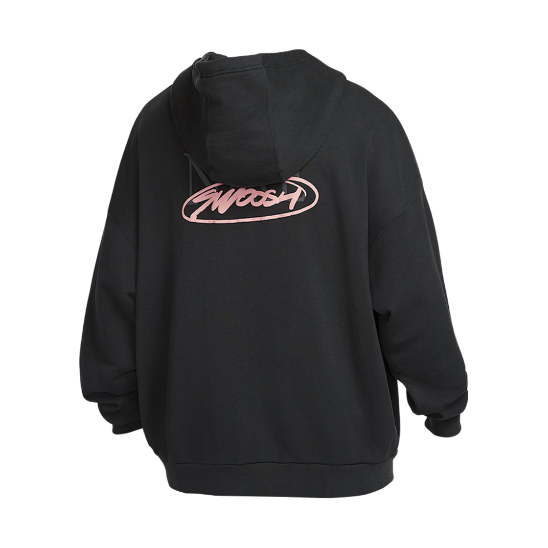 나이키 클럽 오버사이즈 프렌치 테리 풀오버 후드 오프 느와르 - 아시아(Nike Club Oversized French Terry Pullover Hoodie Off Noir - Asia) - 2