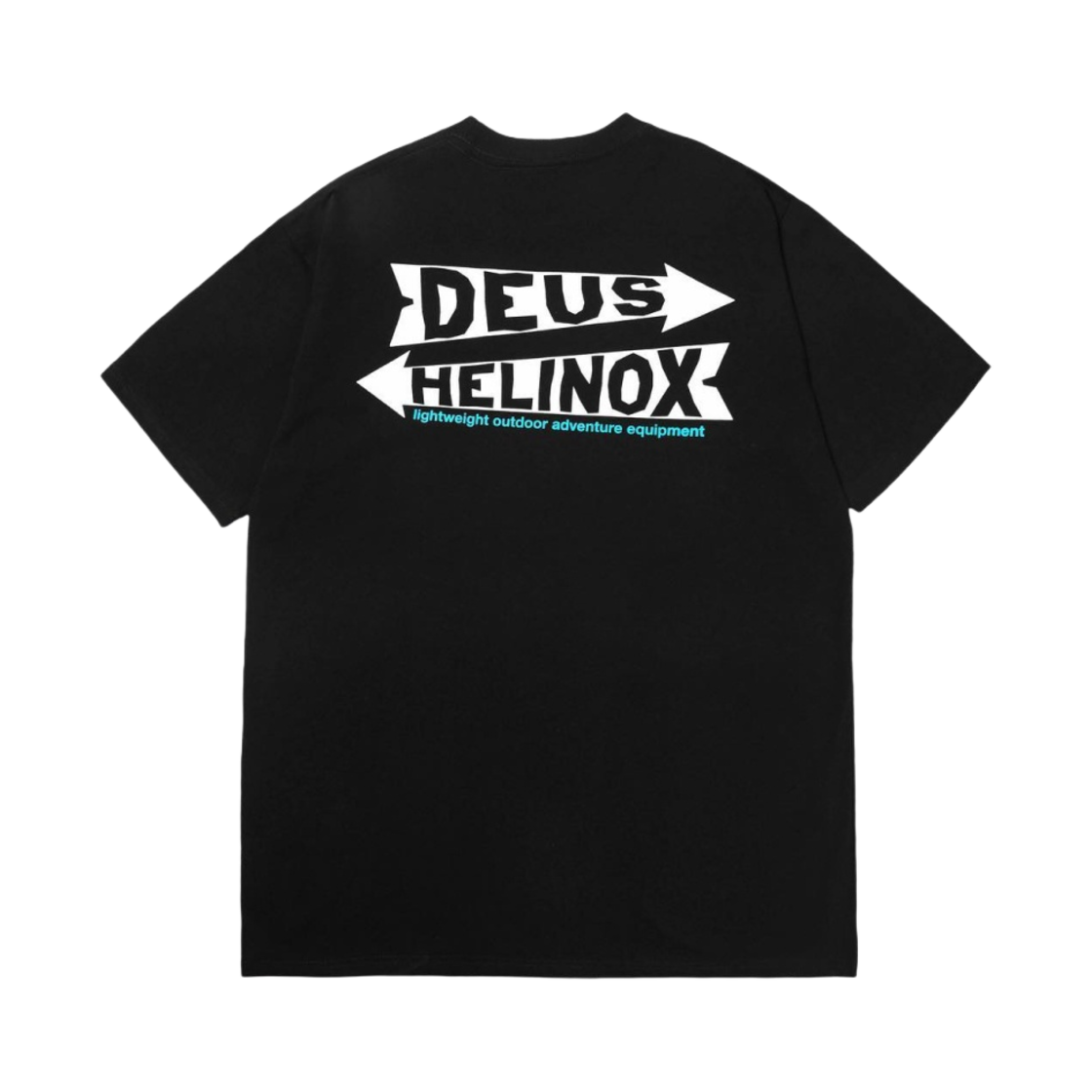 헬리녹스 x 데우스 엑스 마키나 티셔츠 블랙(Helinox x Deus Ex Machina T-Shirt Black)