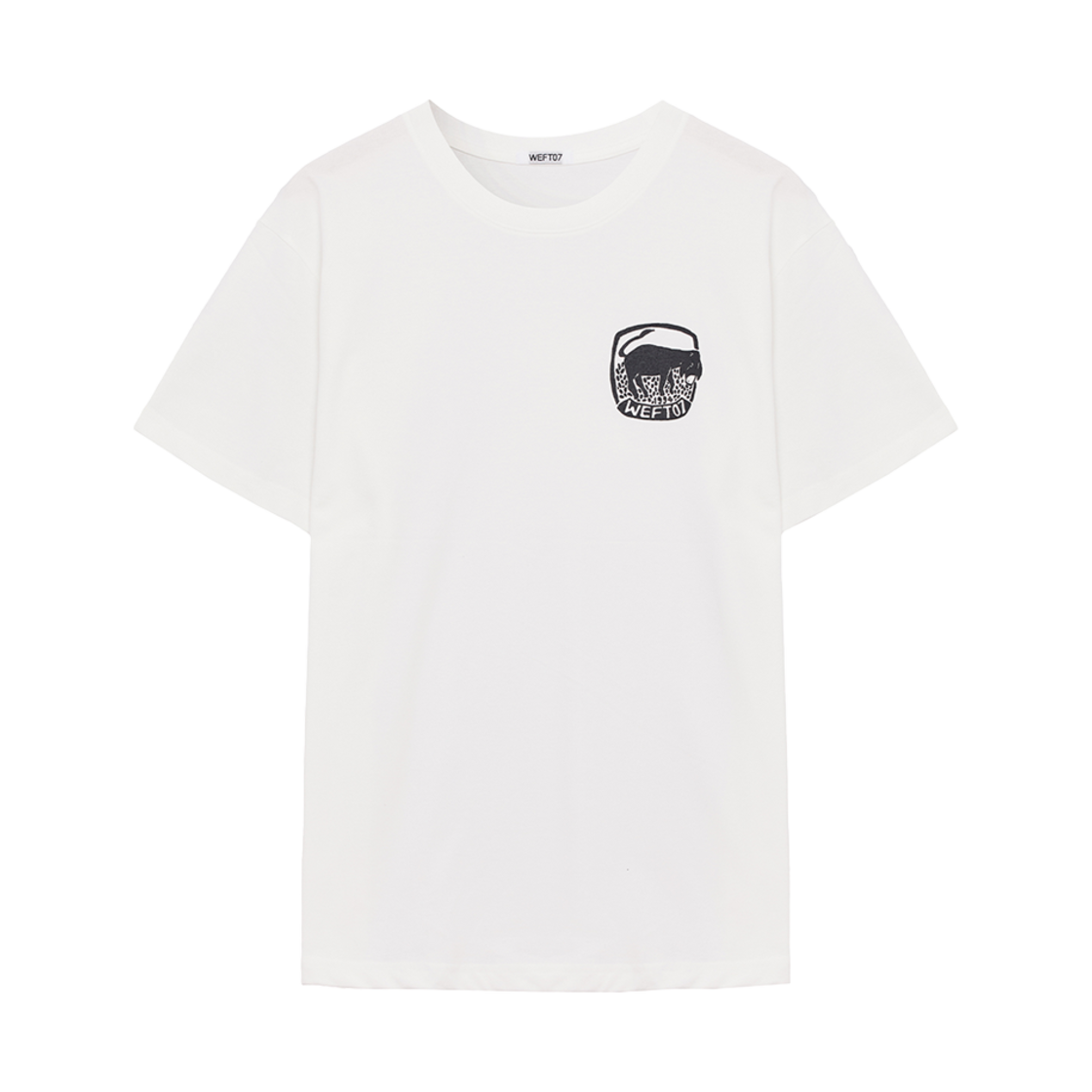 웨프트07 엠블럼 티셔츠 화이트(Weft07 Emblem T-Shirt White)