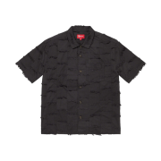 Supreme Patchwork S/S Shirt Black - 23SS