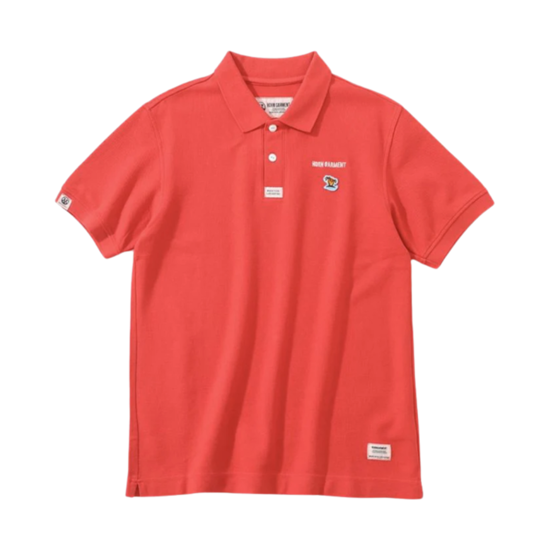 HCM-2A-AP01 Horn Garment Golf Wear Polo T-Shirt Red
