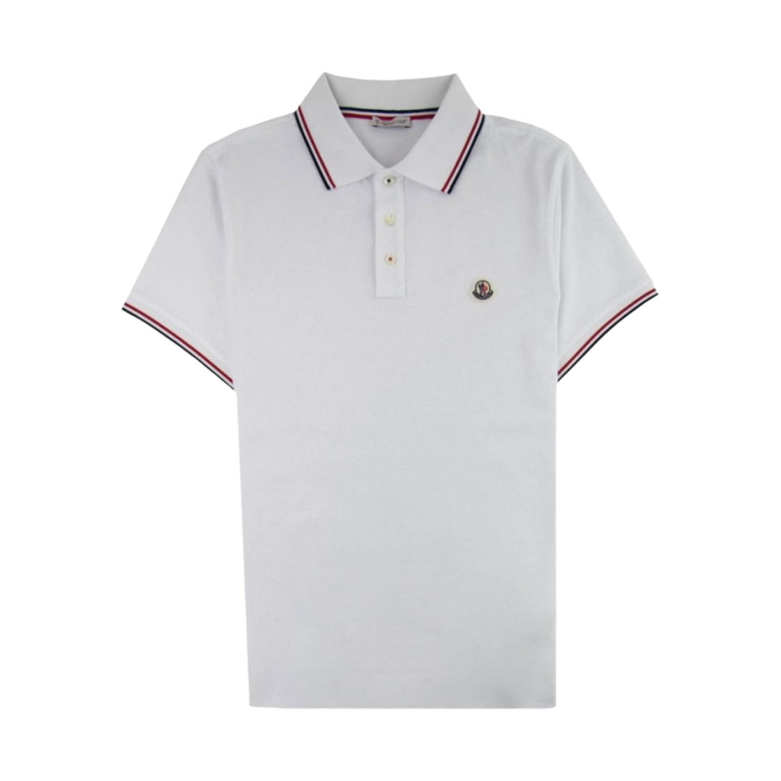 몽클레르 로고 폴로 셔츠 화이트 - 20FW(Moncler Logo Polo Shirt White - 20FW) - 1