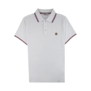 Moncler Logo Polo Shirt White - 20FW