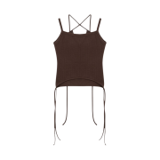 Vacant Archive Women Ines Layered Sleeveless Top Brown