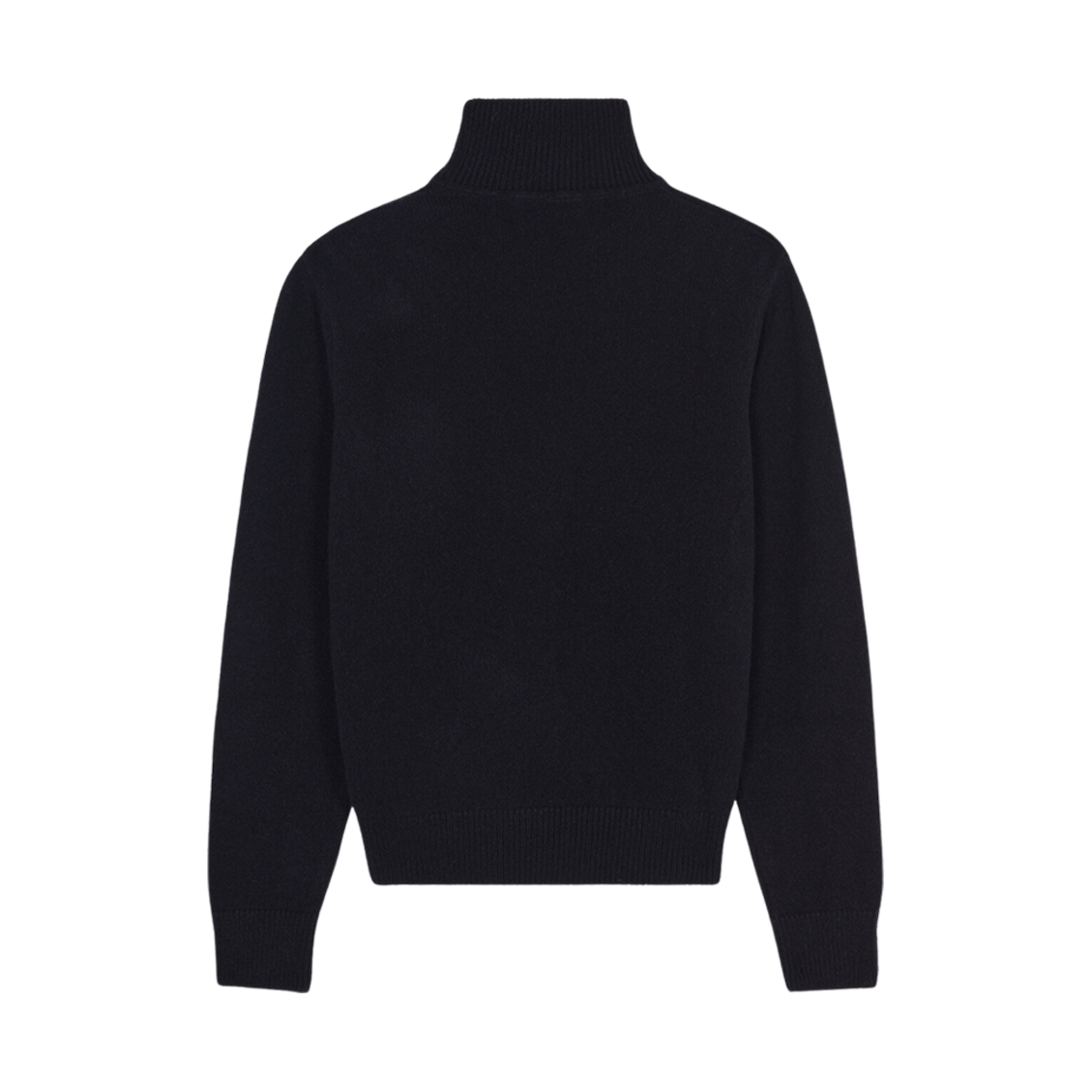 (W) 메종 키츠네 베이비 폭스 패치 박시 터틀넥 네이비((W) Maison Kitsune Baby Fox Patch Boxy Turtleneck Navy) - 2