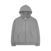 Nike NRG Solo Swoosh Full Zip Hoodie Dark Grey Heather - Asia